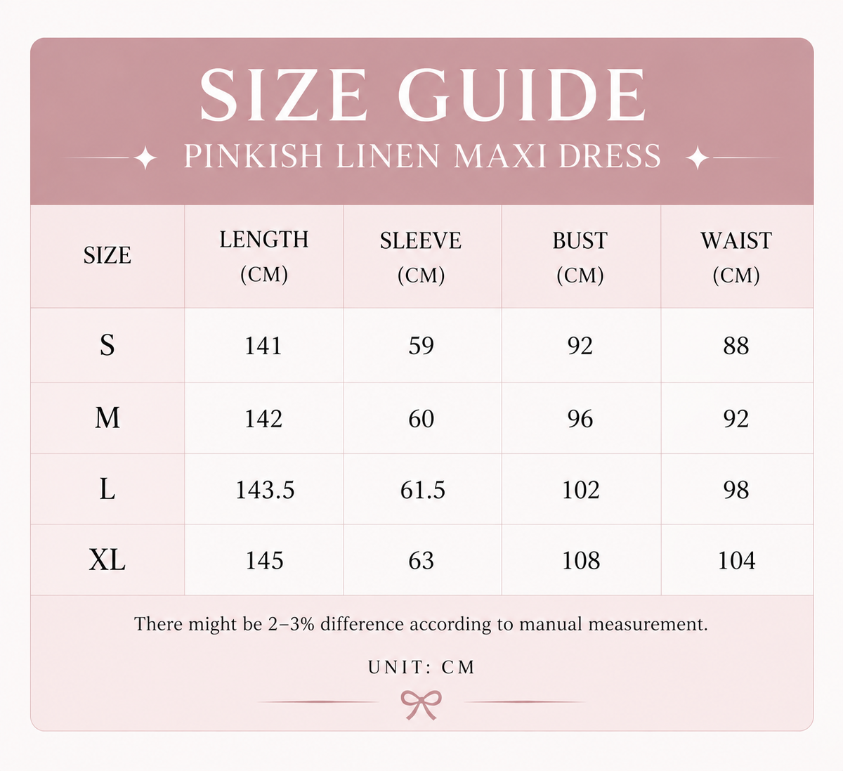 Pinkish Linen Maxi Dress